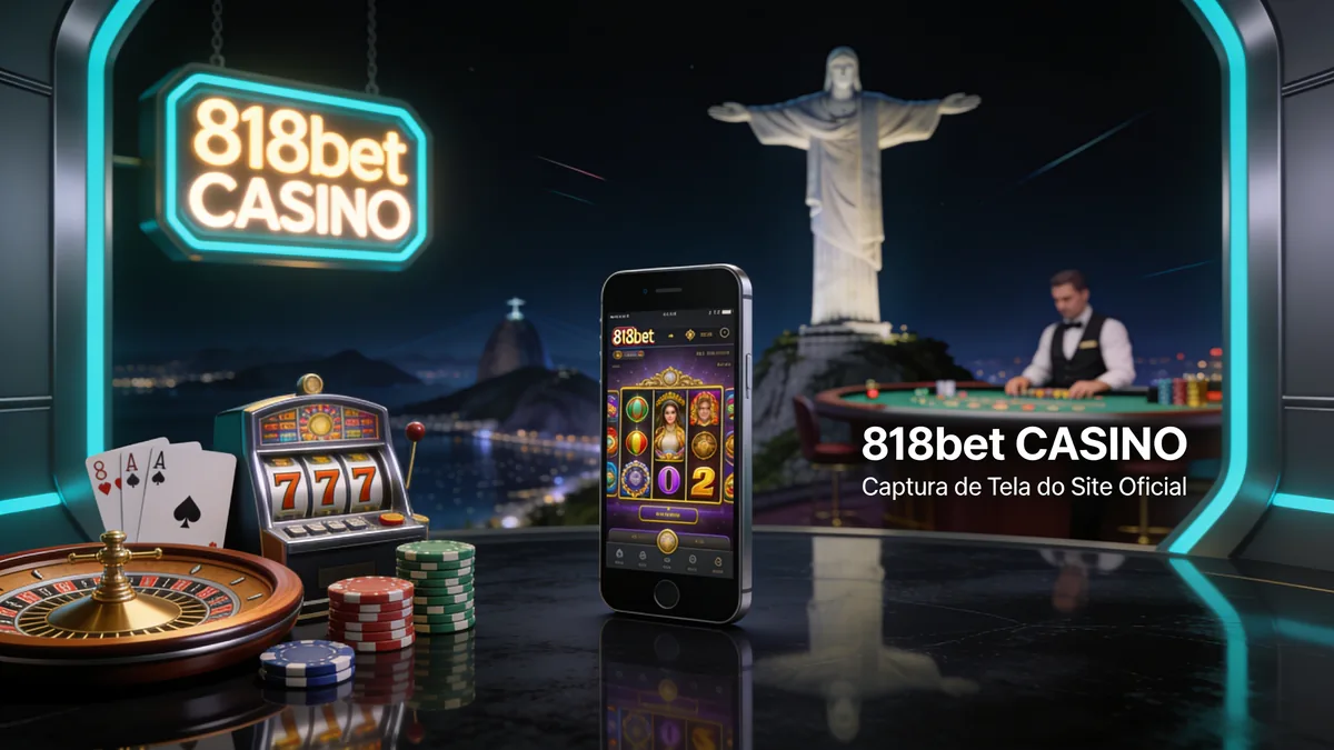 Captura de Tela do Site Oficial: guia de 818bet para jogadores no Brasil